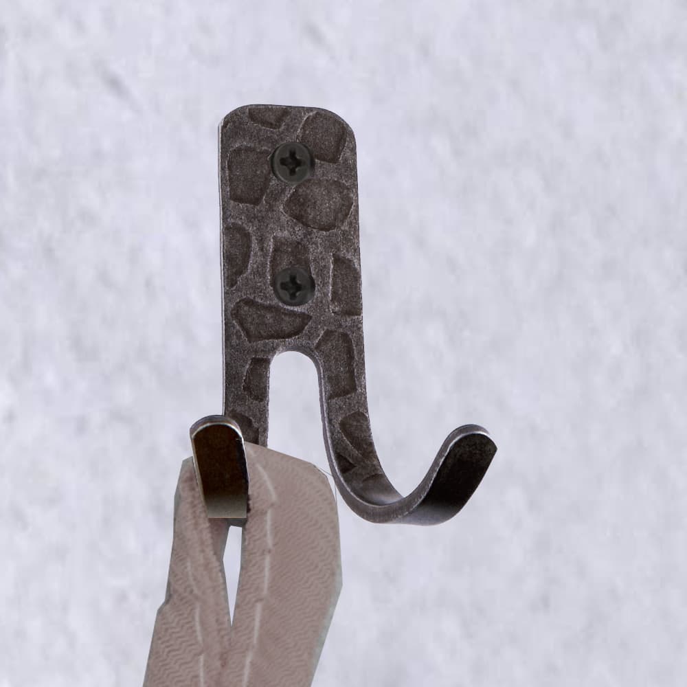 Appendiabiti con gancio doppio in Ferro - Thumbnail 2