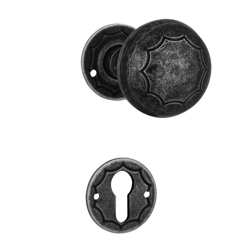 Pomolo decentrato girevole con rosetta e bocchetta