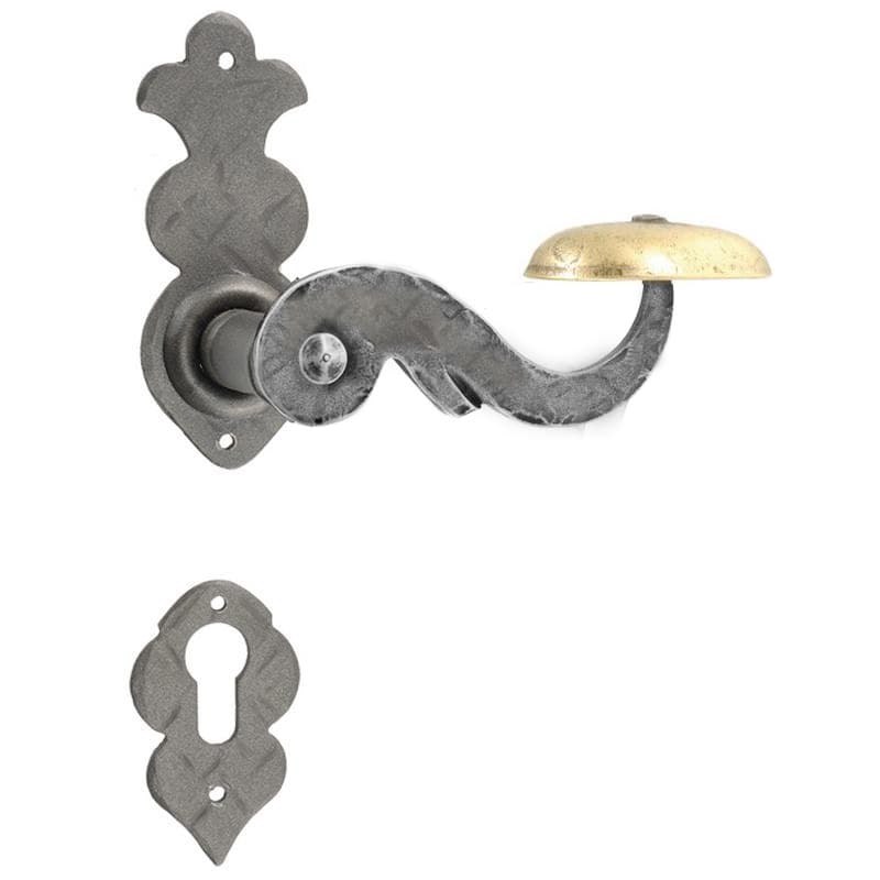 Maniglia con rosetta e bocchetta mod.82