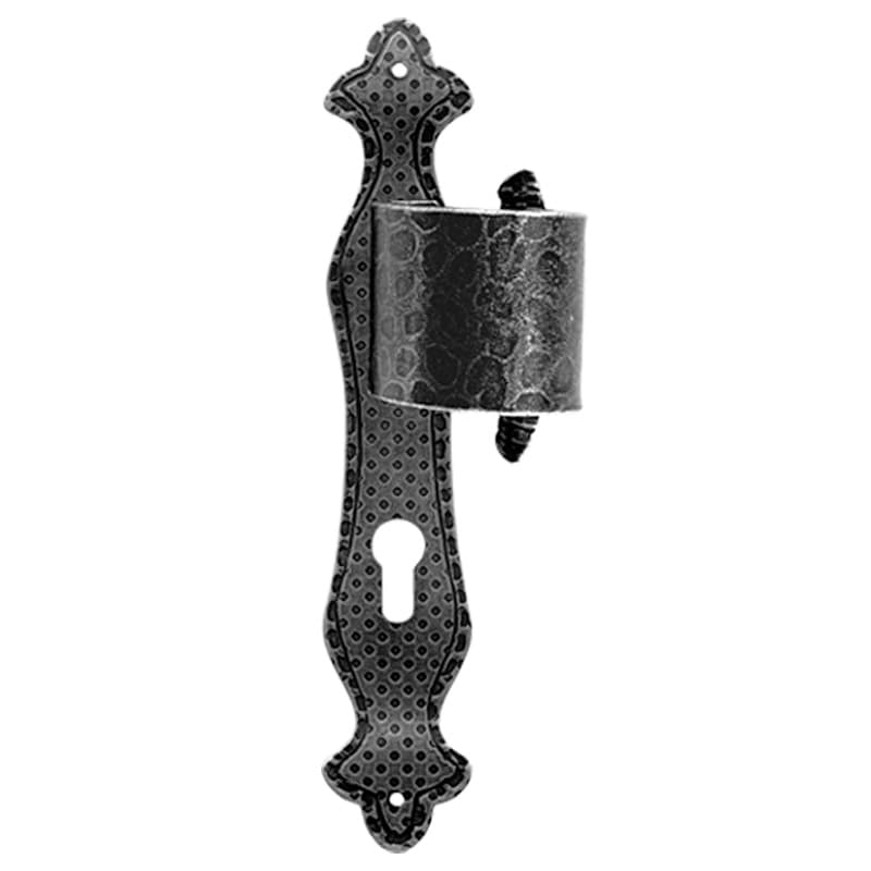 Maniglione reversibile con placca