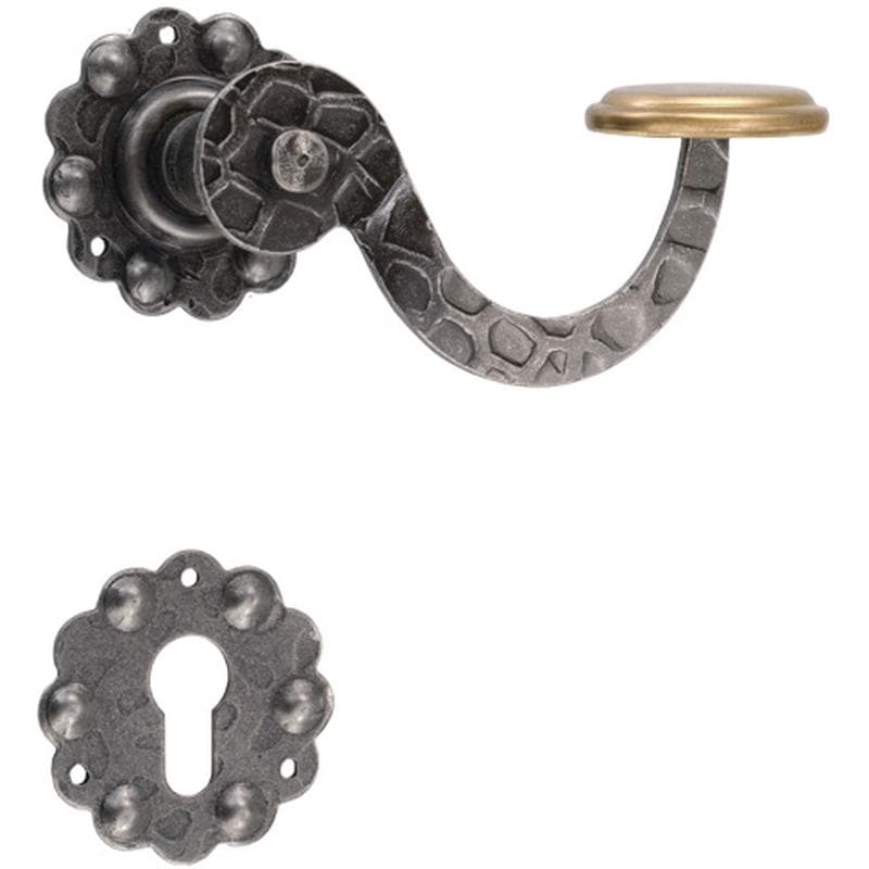 Silver  • Ferro • Foro cilindrico -  con molla di ritorno 